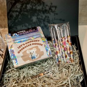 Mini mouse crochet set box