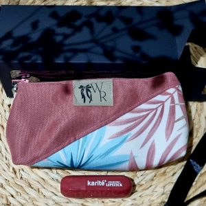 Pink bag and lipstick combo