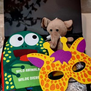 Wild animal Adventure Gift box - Giraffe mask