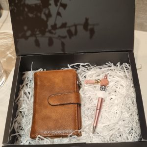 Tri-fold Simulated leather purse